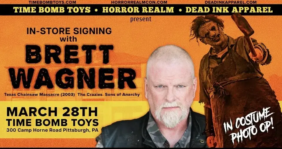 Brett Wagner In-Store Signing at Time Bomb Toys