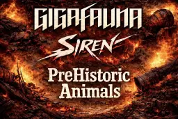 GIGAFAUNA + PREHISTORIC ANIMALS + SIREN