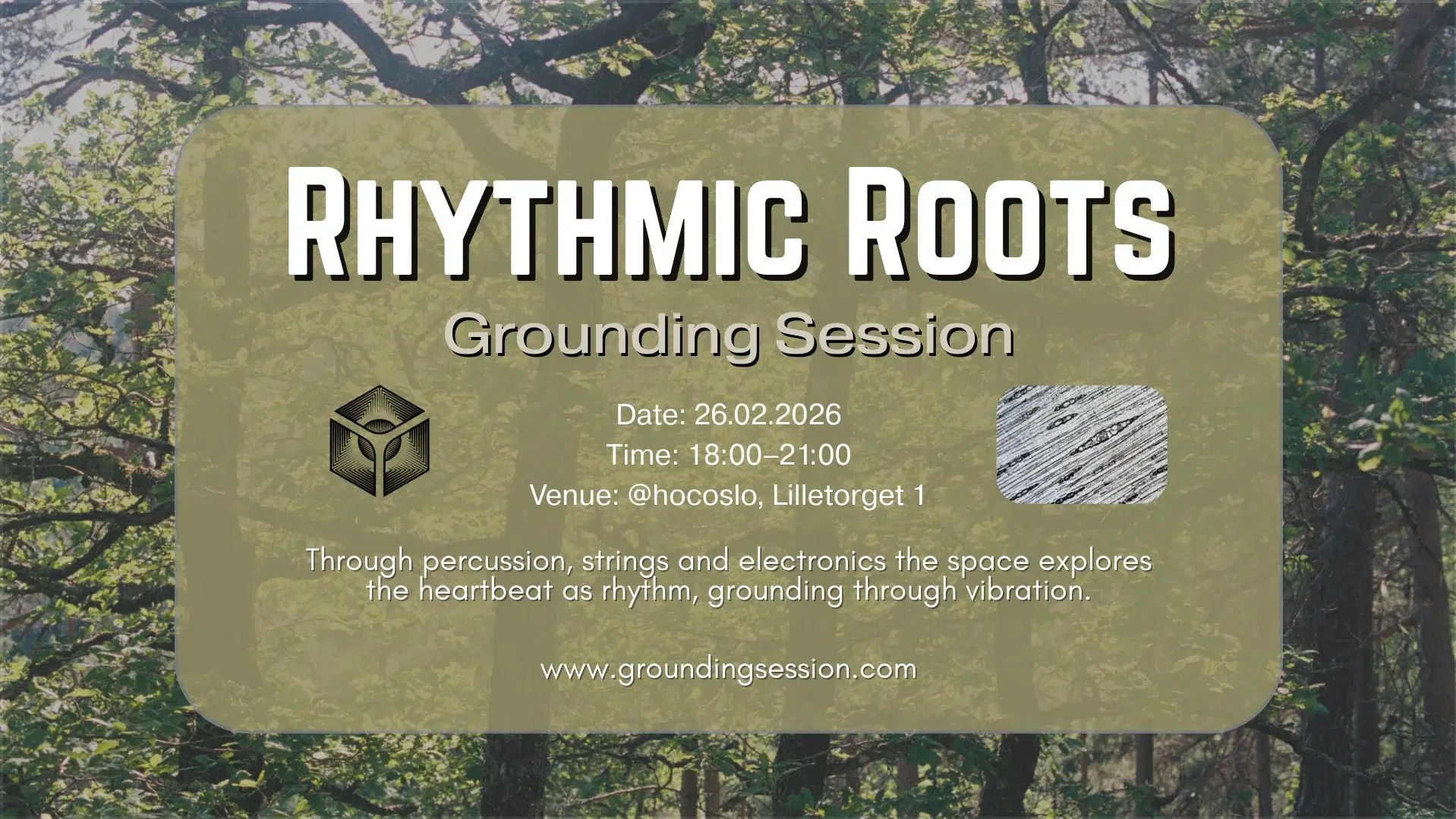 Grounding Session . Rhythmic Roots