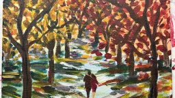 'Red Forest' Sip & Paint