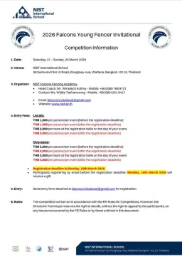 2026 Falcons Young Fencer Invitational