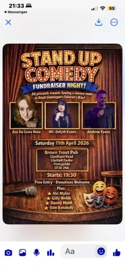 Charity comedy night