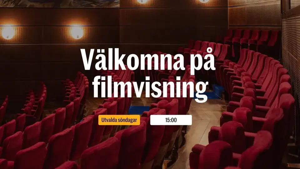 Välkomna på filmvisning! För hotellgäster & Strawberrymedlemmar.