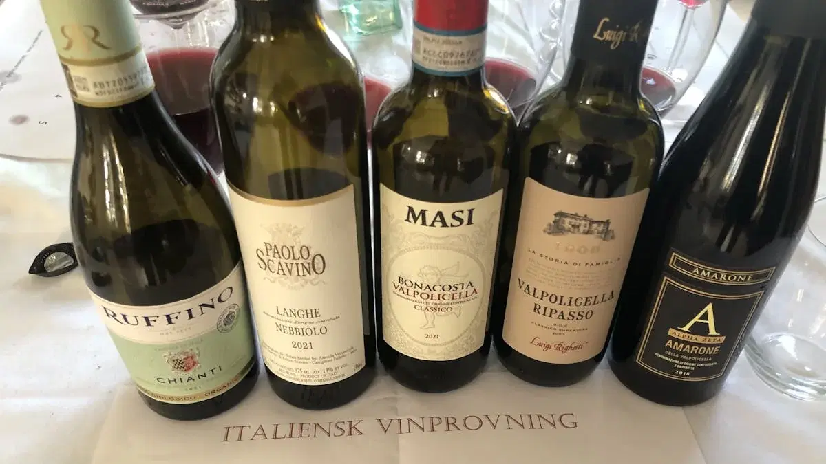 Vinprovning Malmö med Italienska viner. År 2026. 14/3 kl 17.00