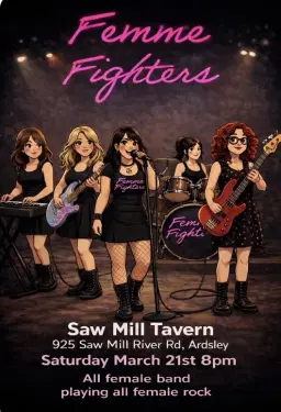 Femme Fighters Saw Mill Tavern Debut!
