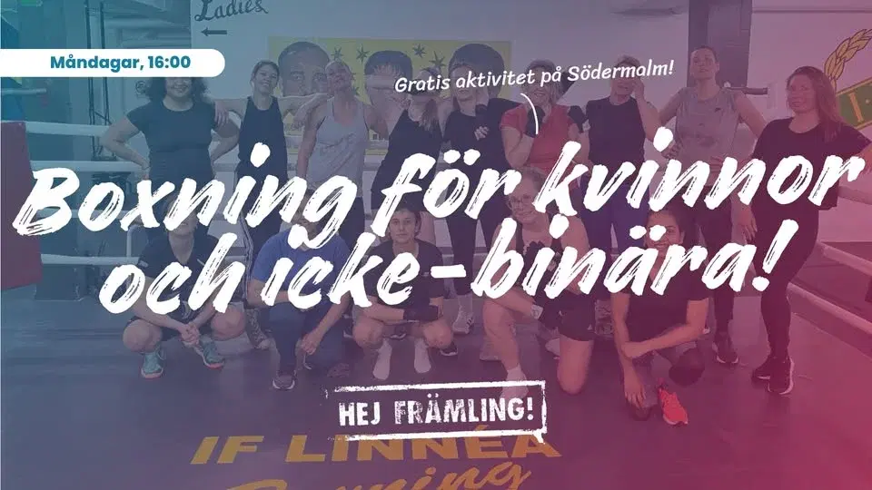 Boxing for women and non-binary people!