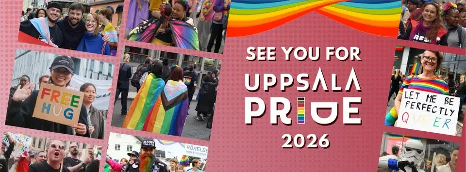 Uppsala Pride 2026 • Save the Date 26/9