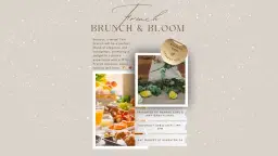French Inspired Bloom & Brunch @ Matterns Floral Café