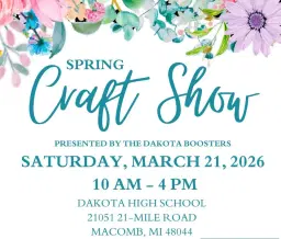 Dakota High School’s 2026 Spring Craft Show