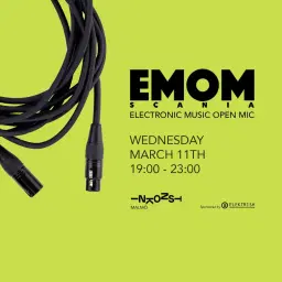 EMOM Scania – Electronic Music Open Mic | FRI ENTRÉ