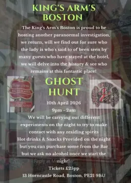 Ghost Hunt @ The King's Arm's