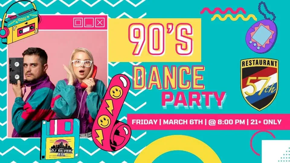 Back 2 the 90s Dance Party at the 57th