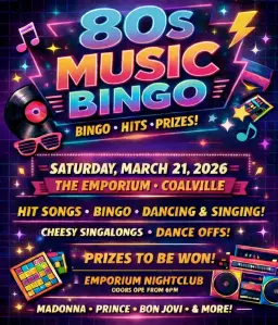 🪩🎶 80’s Music Bingo ⭐ Hit Songs 🎤💃 Dancing & Singing 🕺🎵