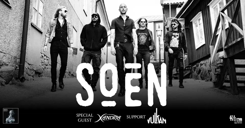 Soen + Special Guest: Xandria + Support: Vulkan