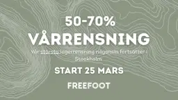 50-70% - STOR VÅRRENSNING FORTSÄTTER STOCKHOLM!