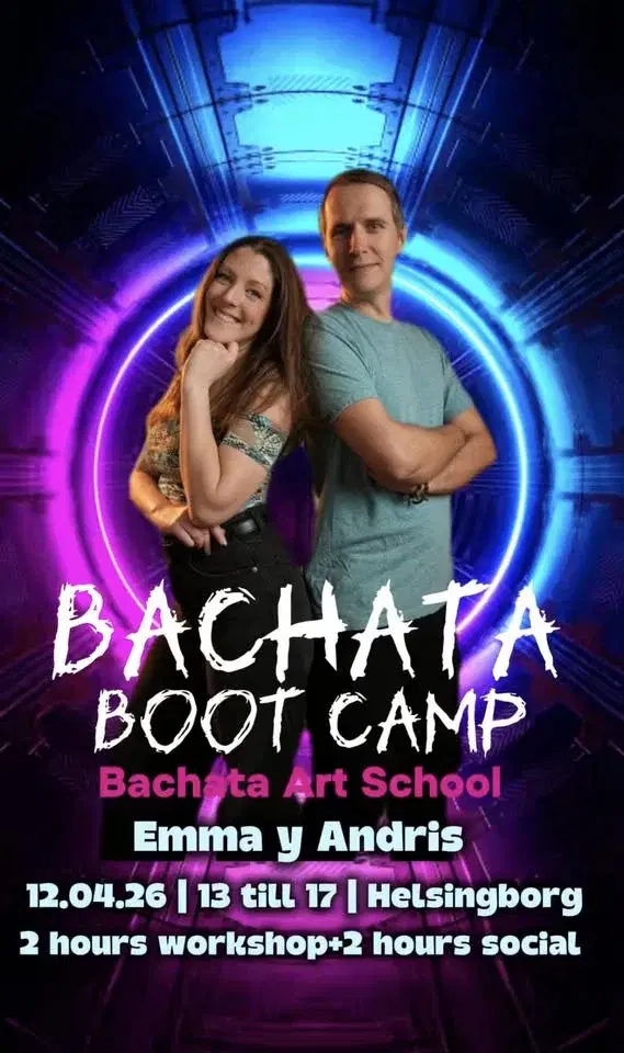 Bachata Art - Bootcamp 12 April med Emma & Andris