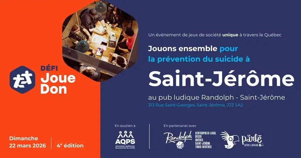 Défi Joue Don - Pub ludique Randolph Saint-Jérôme