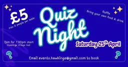 Quiz Night: Hawkinge Community Events