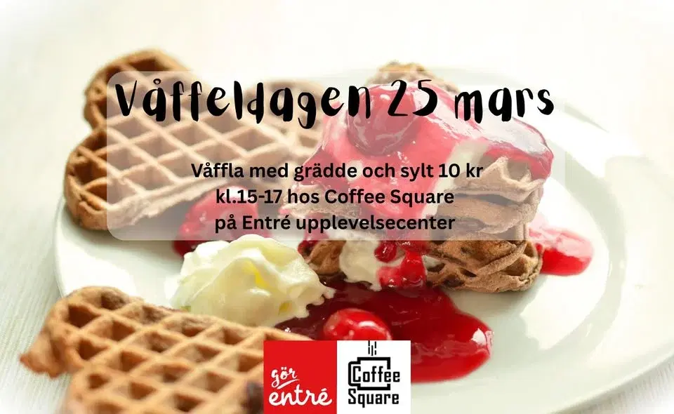 Våffeldagen på Entré upplevelsecenter