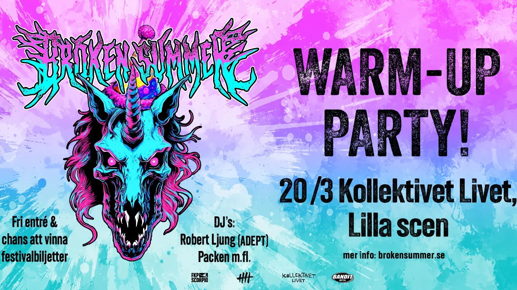 Broken Summer Warm Up Party