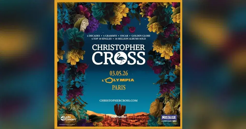 CHRISTOPHER CROSS • L'Olympia • Paris