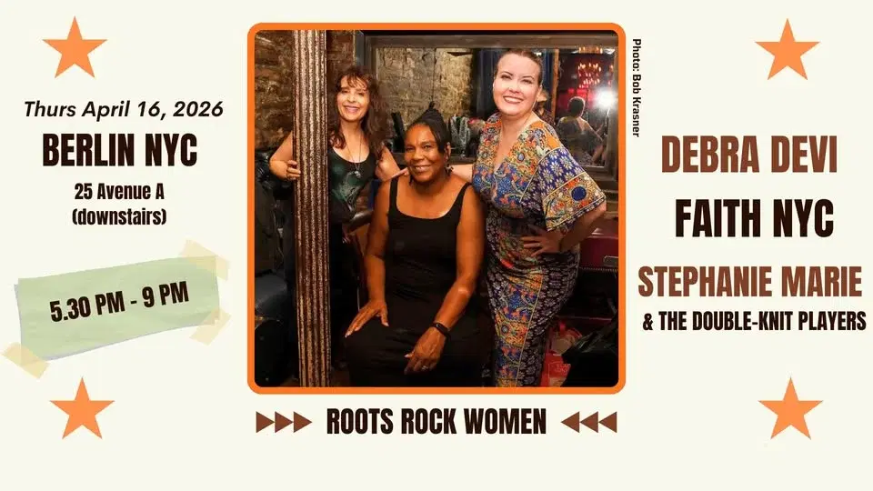 Debra Devi, Faith NYC, Stephanie Marie & The Double-Knit Players