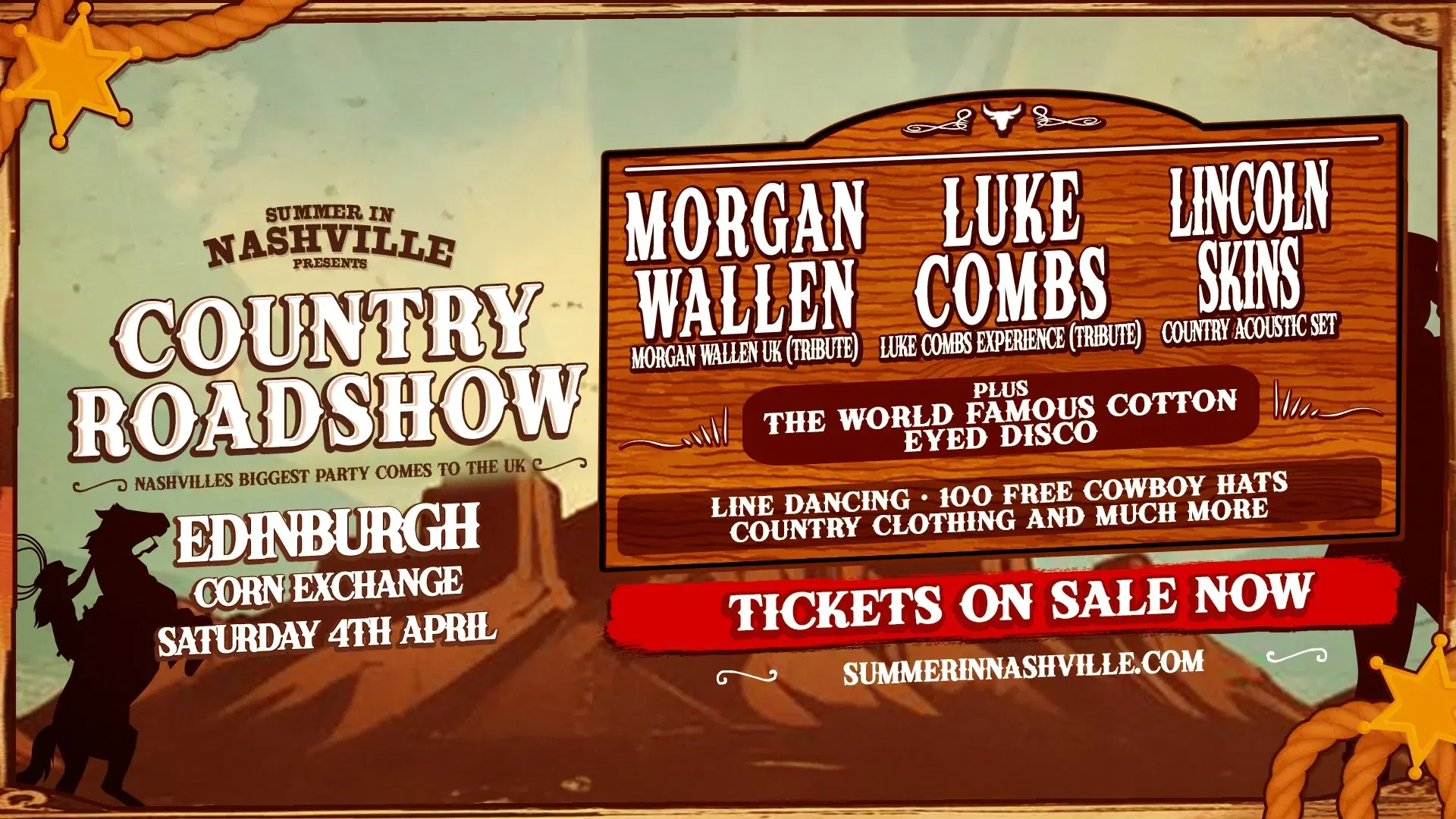 Country Roadshow - Edinburgh