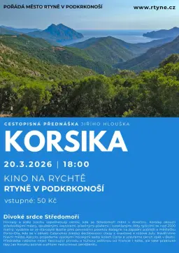 KORSIKA: Cestovatelská přednáška Jiřího Hlouška