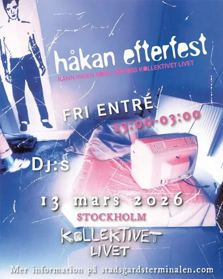 Håkan Efterfest | Klubb på Kollektivet Livet