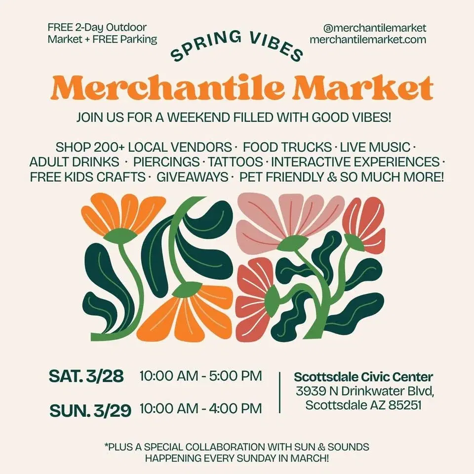 Merchantile Market x Sun & Sounds at Scottsdale Civic Centere