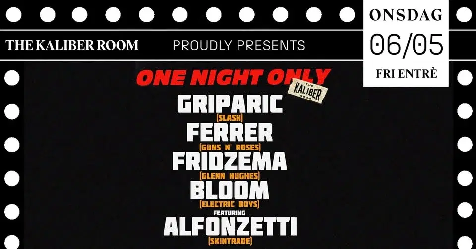 One Night Only | The Kaliber Room