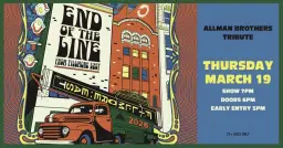 POSTPONED- End of the Line: Allman Brothers Tribute at Jergels