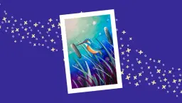 Grown Up Paint Along - Kingfisher