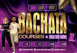 ★GRATIS prova på din första klass • ny bachata kurs startar söndagen den 22 mars • Aldonya Dance★