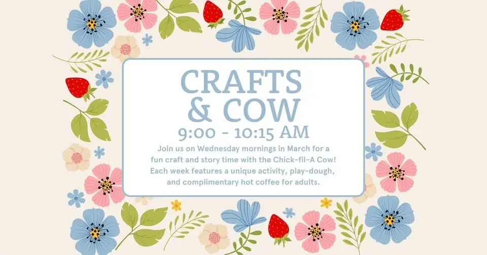 March Crafts & Cow