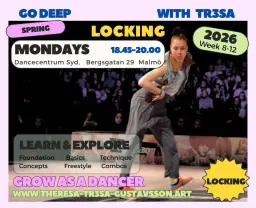 Locking dance with Tr3sa