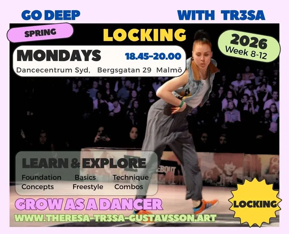 Locking dance with Tr3sa