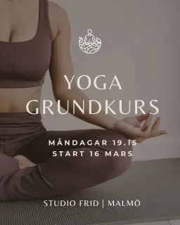 Yoga Grundkurs 8 tillfällen