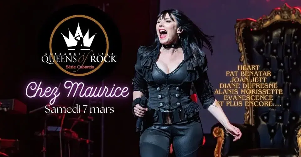 Elyzabeth Diaga - Queens of Rock Série Cabarets CHEZ MAURICE