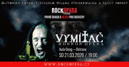 RockOpera Praha – VYMÍTAČ – 21. 3. 2026, 19:00 – OSTRAVA, Gong