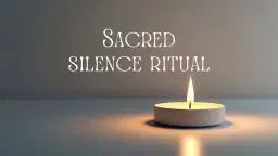 Sacred Silence Ritual