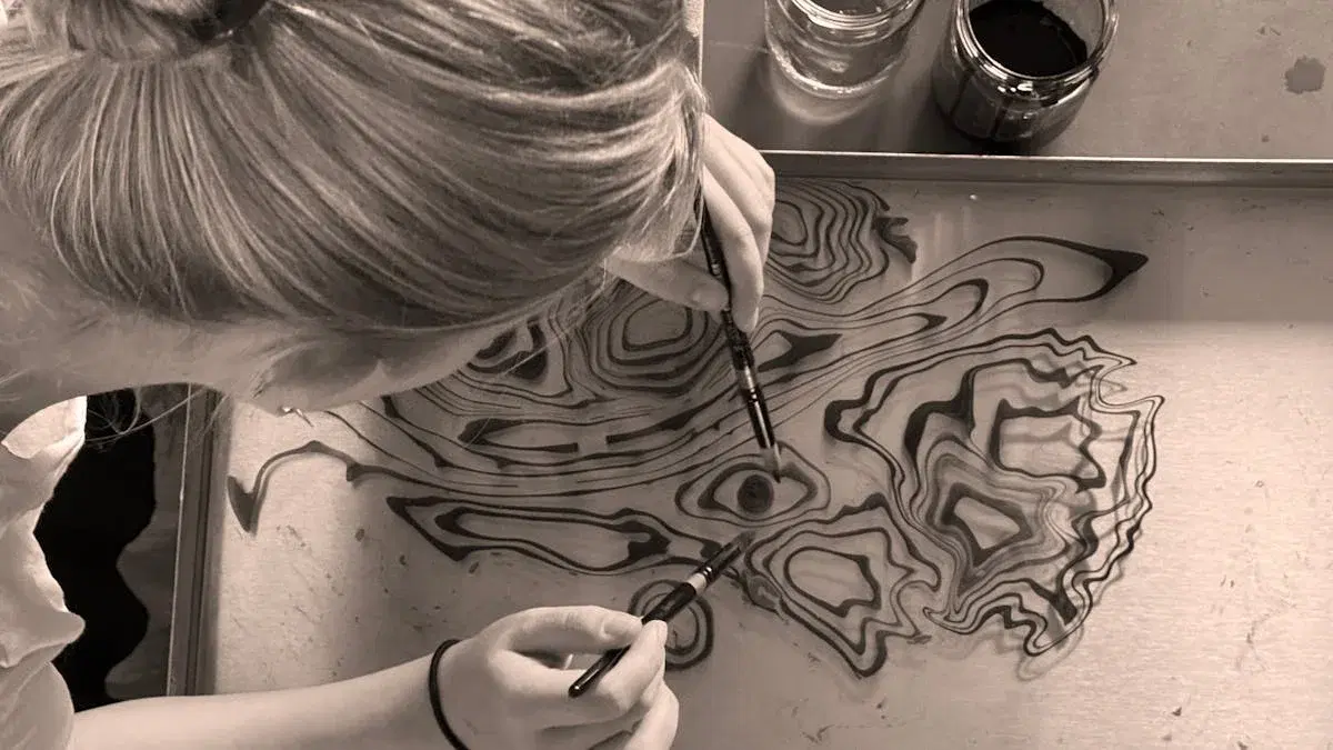 〰️ Suminagashi Workshop 〰️