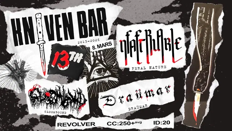 Knivinnedagen: Feral Nature // Gloombound // Draümar // Revolver