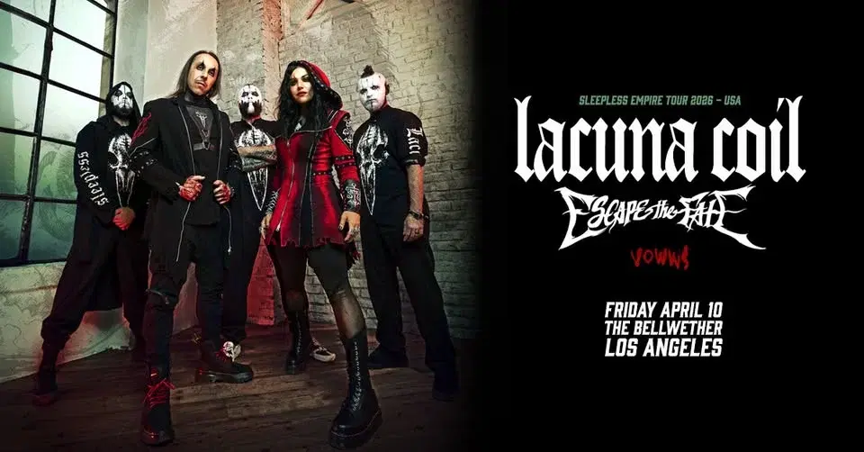LACUNA COIL: Sleepless Empire Tour 2026 at The Bellwether