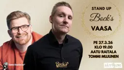 Stand Up Bock's Vaasa: 27.3.26 Aatu Raitala, Tommi Mujunen