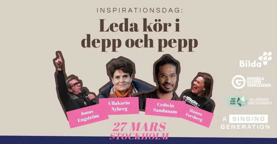Inspirationsdag - Leda kör i depp och pepp