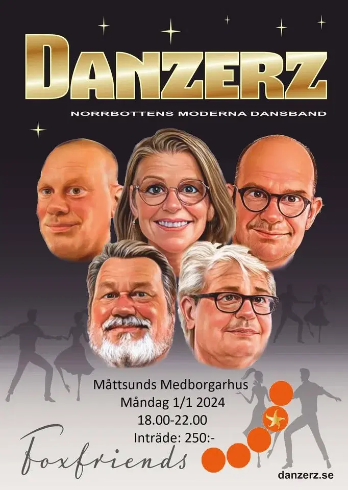 Foxfriends presenterar Danzerz 28/3 2026, 19.00-23.00