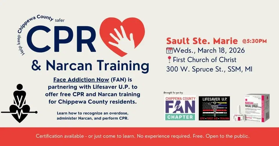CPR & Narcan Training - Sault Ste. Marie, MI