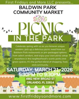 Picnic in the Park- Baldwin Park Community Market