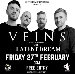SKETCHHEAD presents ⊠VEINS & LATENT DREAM